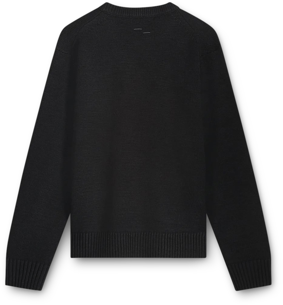 Filling Pieces Heren Knit Sweater Knot Zwart Zwart