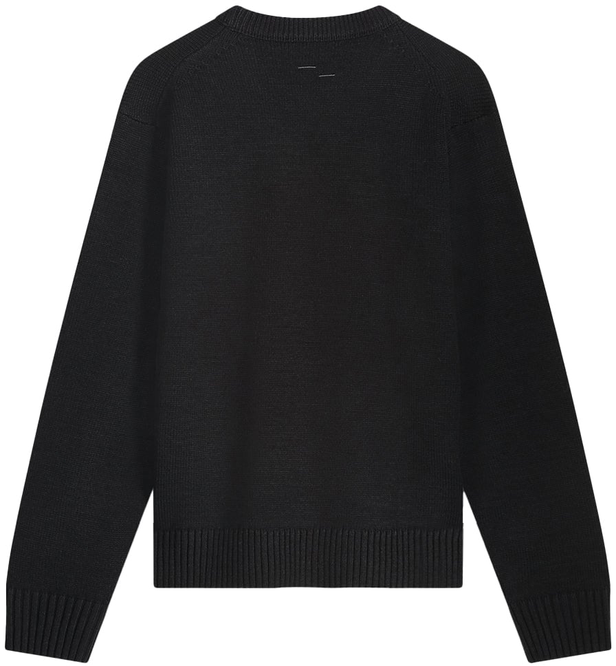 Filling Pieces Knit Sweater Knot Black Zwart