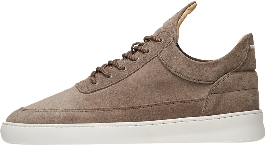 Filling Pieces Low Top Organic Suede Earth Bruin