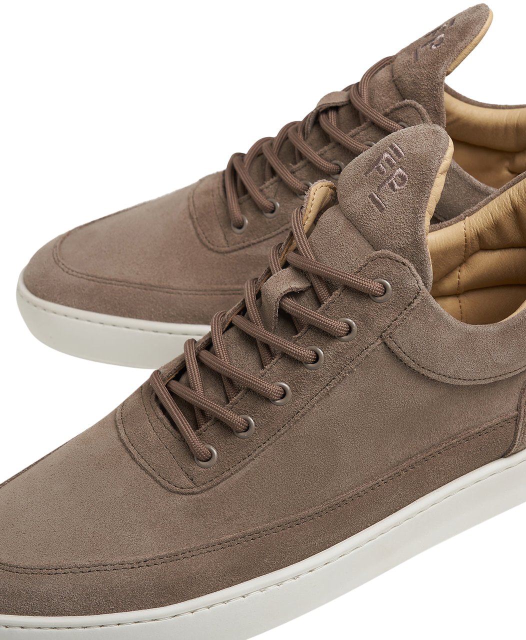 Filling Pieces Low Top Organic Suede Earth Bruin