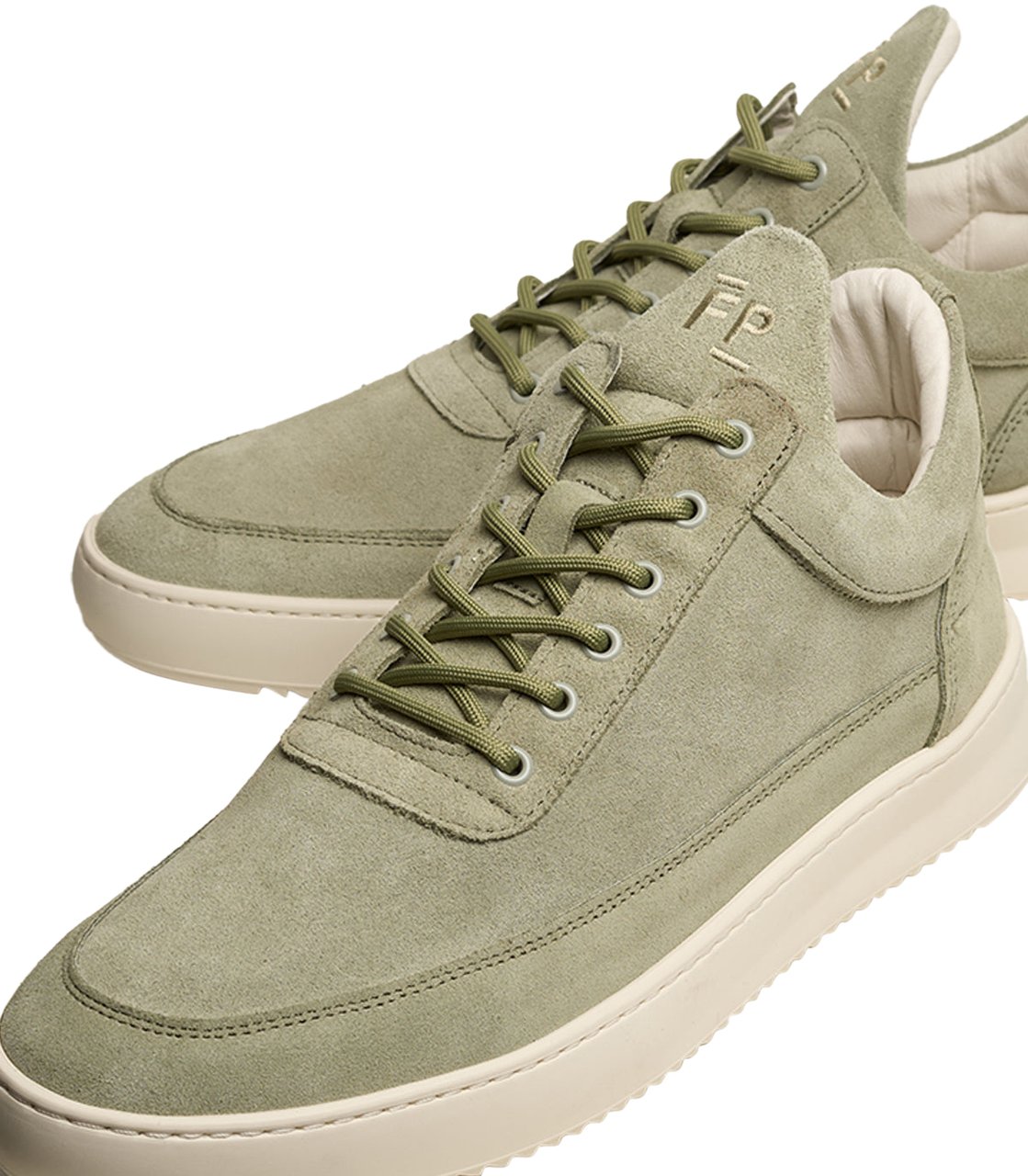 Filling Pieces Low Top Suede Tea Bruin