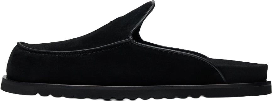 Filling Pieces Clog Suede Black Zwart