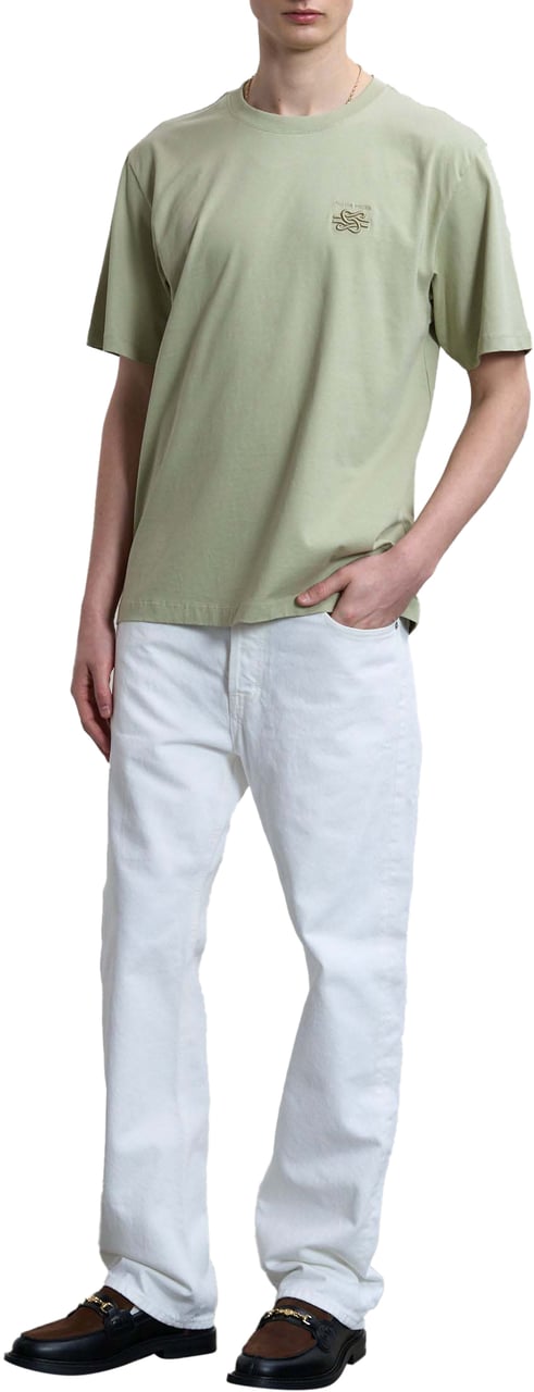 Filling Pieces T-shirt Embroidered Knot Tea Bruin