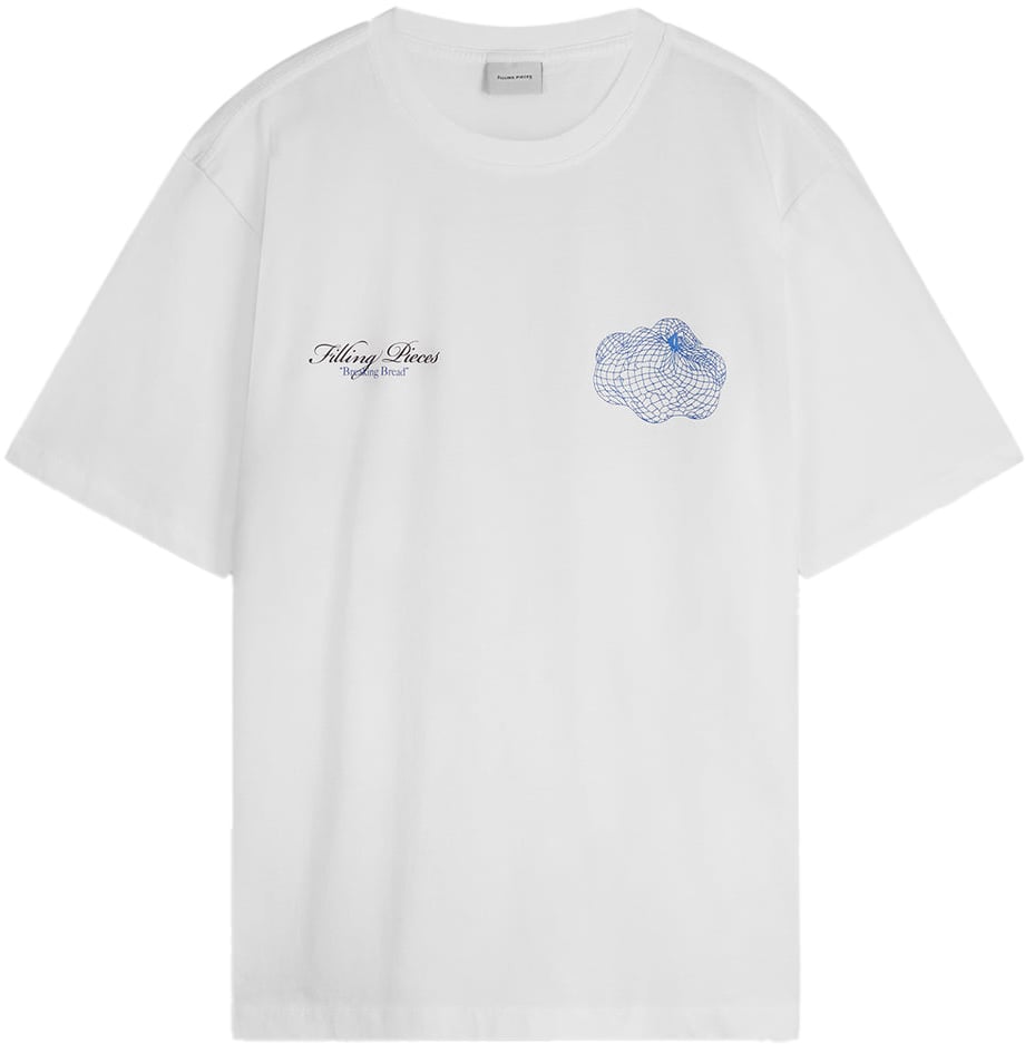 Filling Pieces T-shirt Citrus White Wit