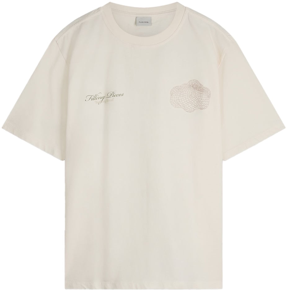 Filling Pieces T-shirt Citrus Antique White Wit