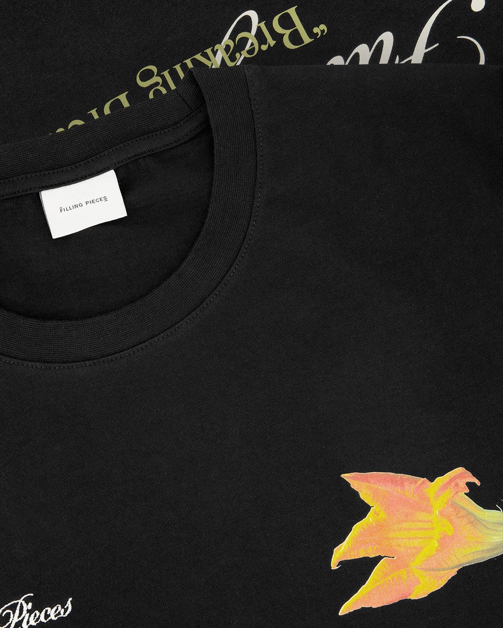 Filling Pieces T-shirt Boxy Zucchini Black Zwart