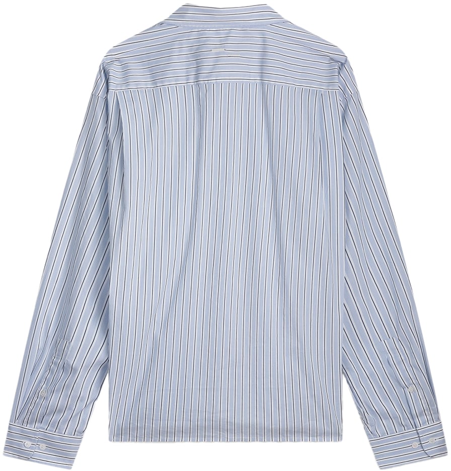 Filling Pieces Dress Shirt Striped Skyway Blauw