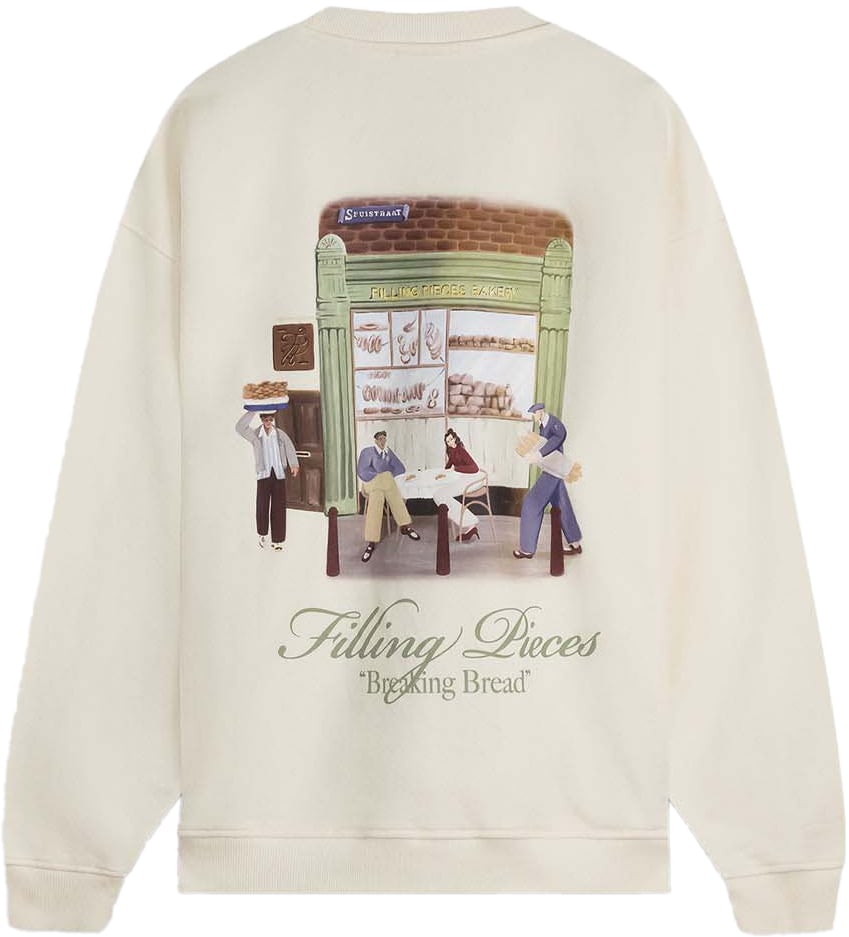 Filling Pieces Sweatshirt Bakery Antique White Wit