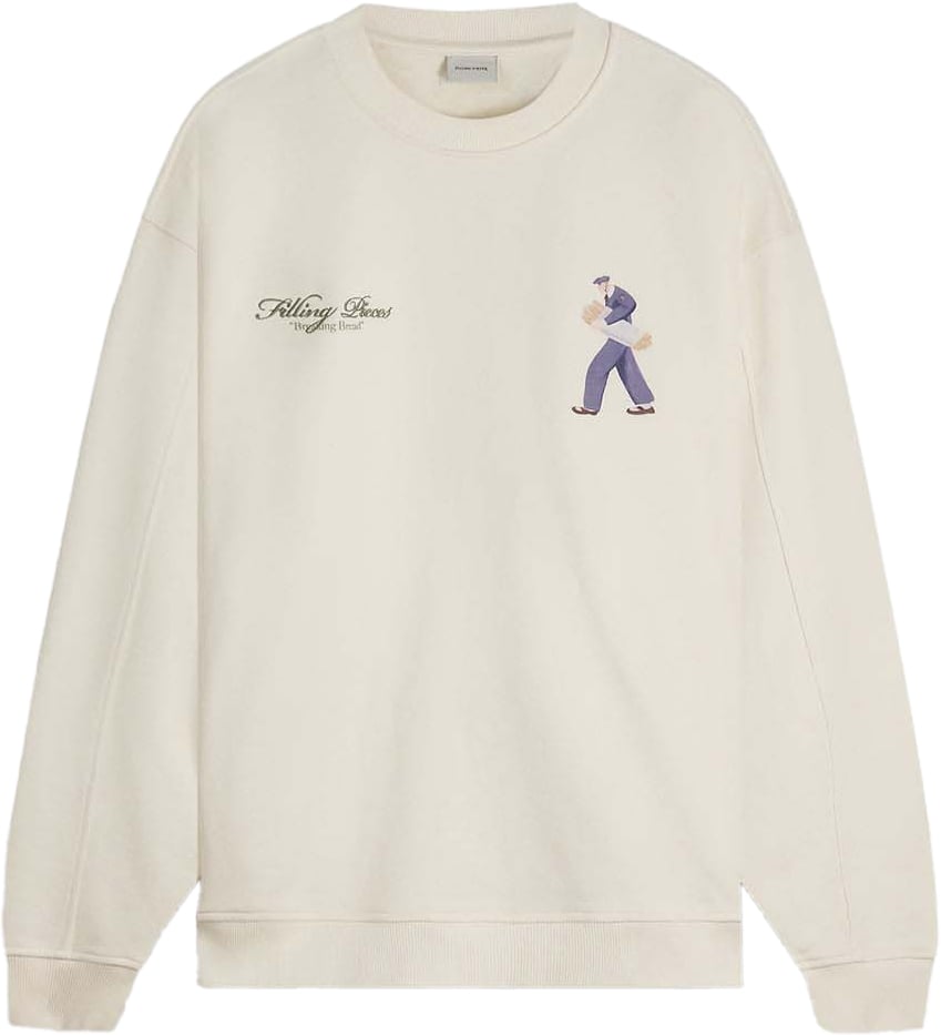 Filling Pieces Sweatshirt Bakery Antique White Wit