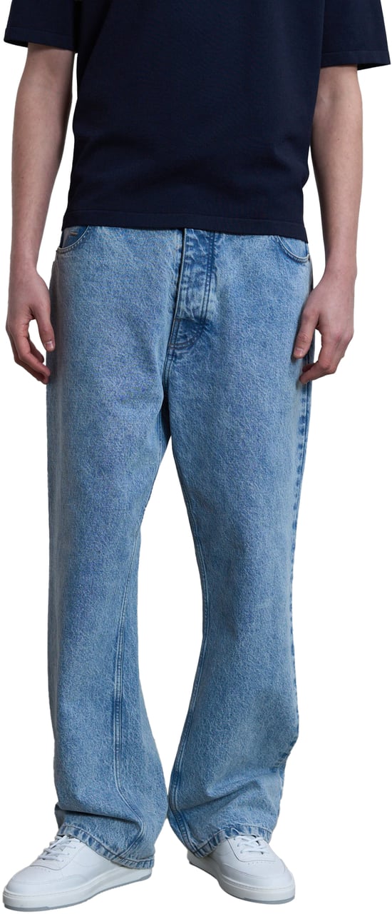 Filling Pieces Denim Pants Skyway Blauw