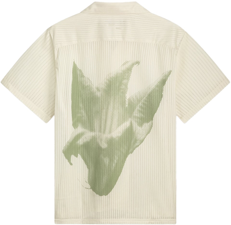 Filling Pieces Resort Shirt Mesh Antique White Wit