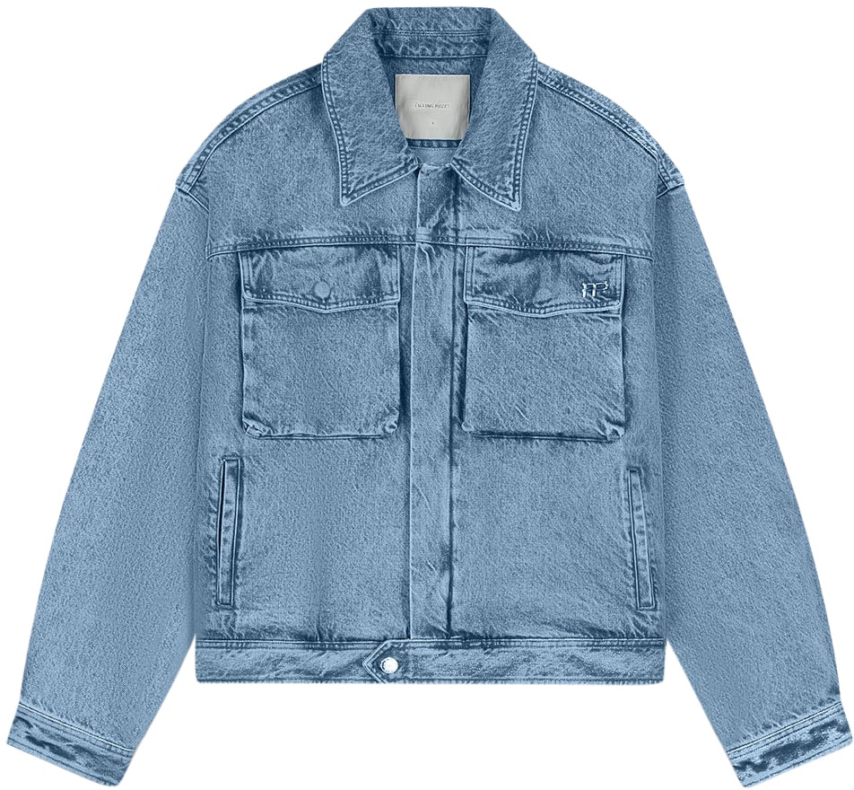 Filling Pieces Denim Jacket Skyway Blauw
