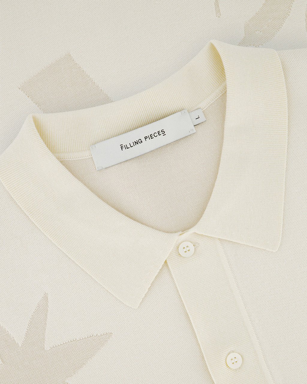 Filling Pieces Knit Shirt Breaking Bread Antique White Wit