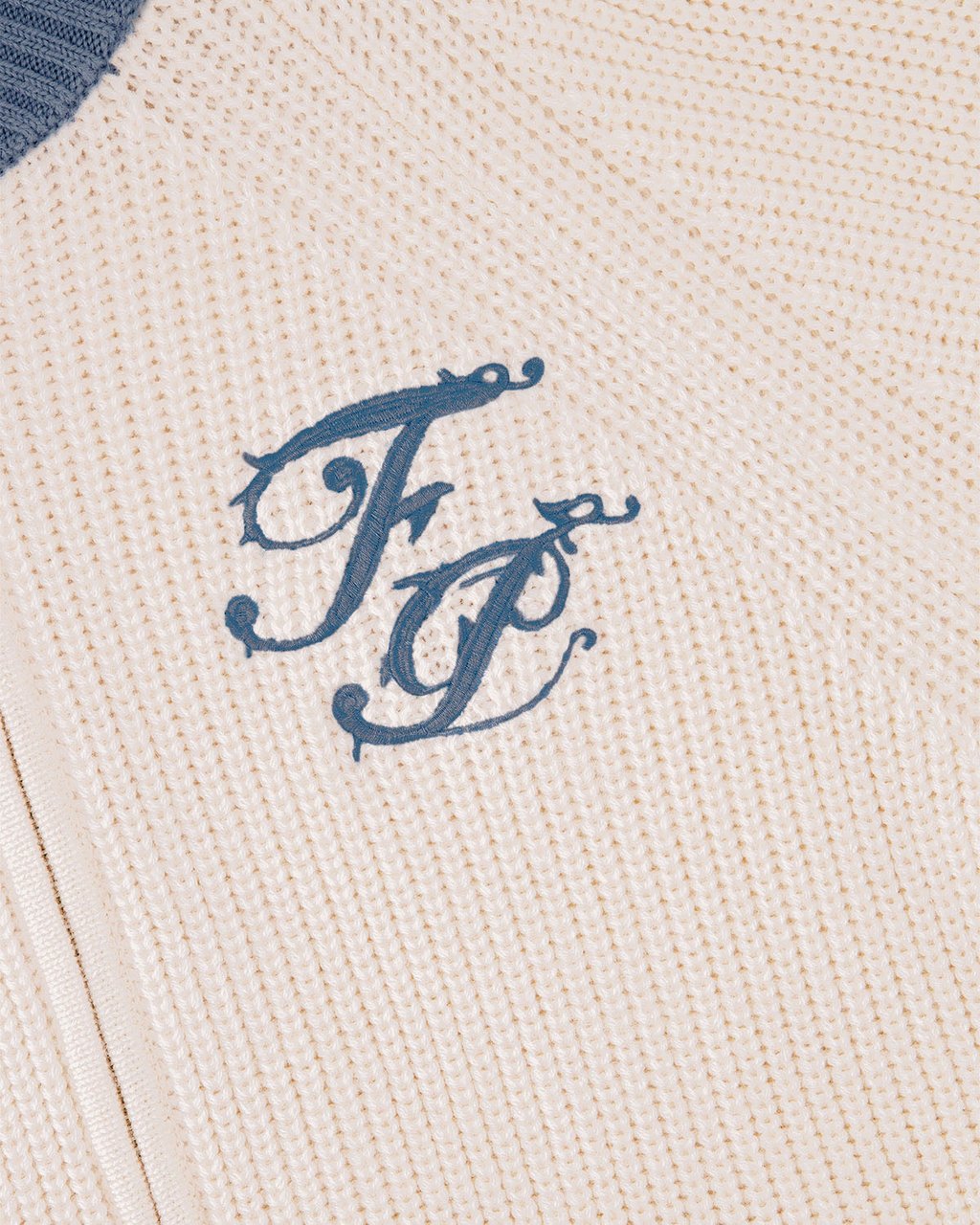 Filling Pieces Zip Knit Classic Antique White Wit