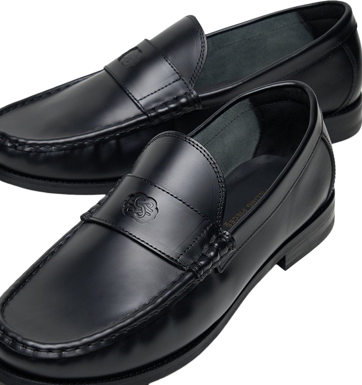 Filling Pieces Lux Loafer Polido Black Zwart