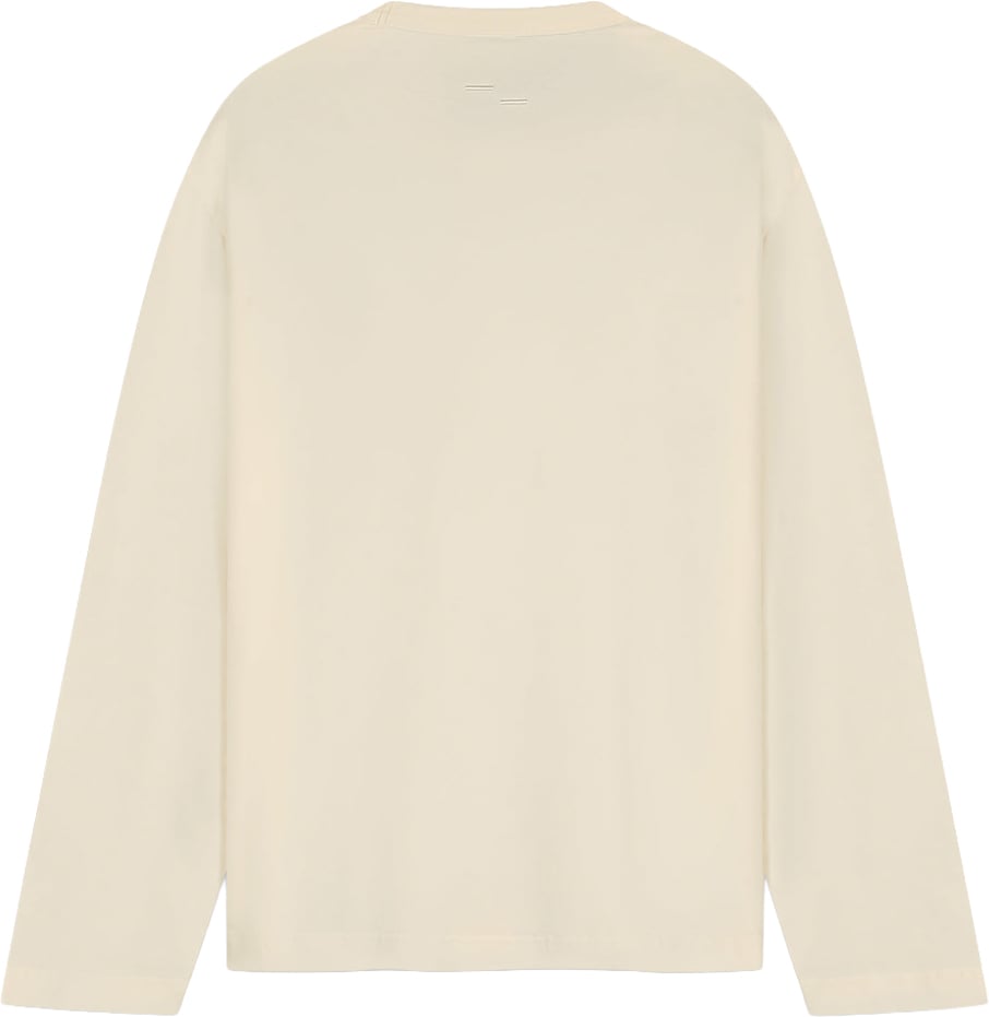 Filling Pieces Longsleeve Boxy Embroidered Antique White Wit