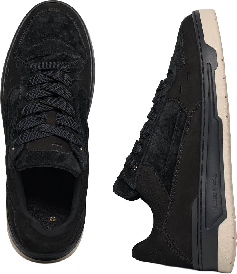Filling Pieces Cruiser Suede Black Zwart
