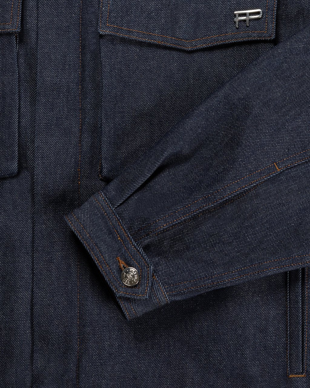 Filling Pieces Denim Jacket Raw Indigo Blauw