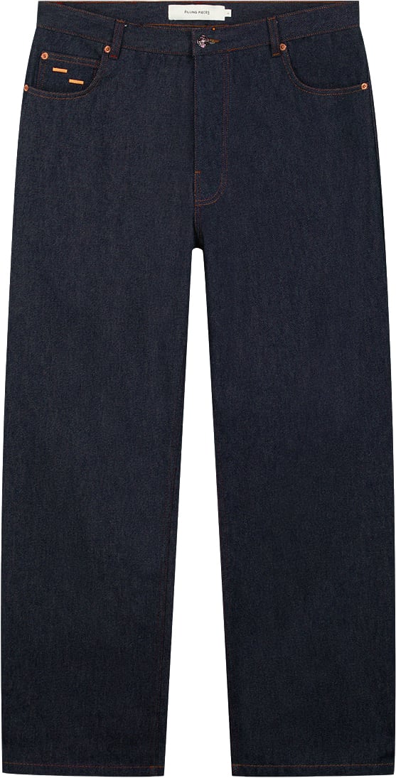 Filling Pieces Denim Pants Raw Indigo Blauw