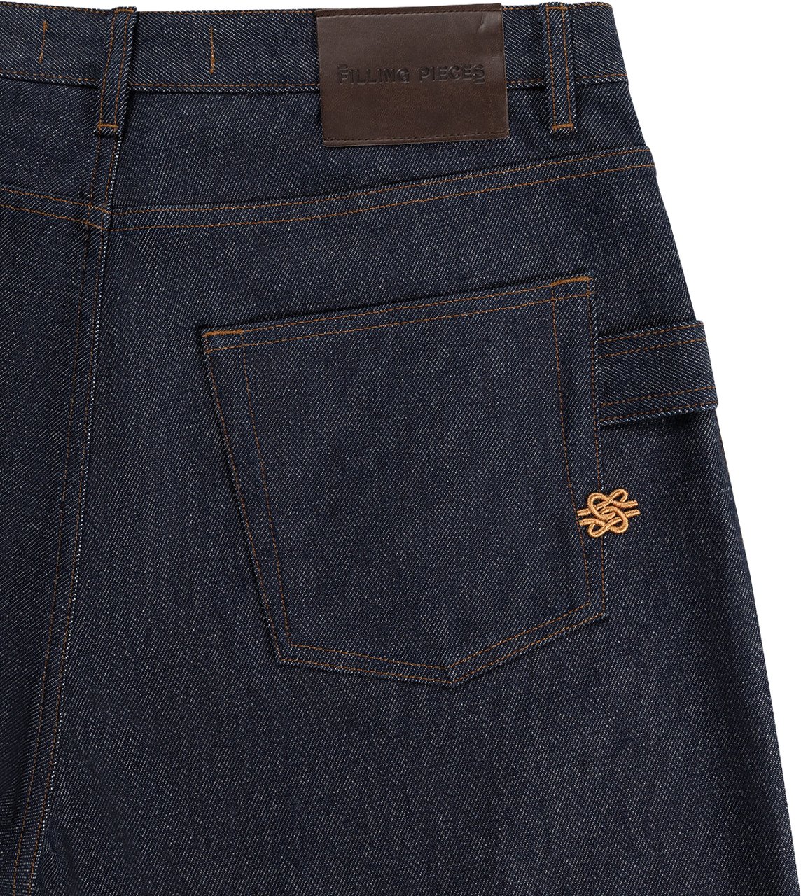 Filling Pieces Denim Pants Raw Indigo Blauw