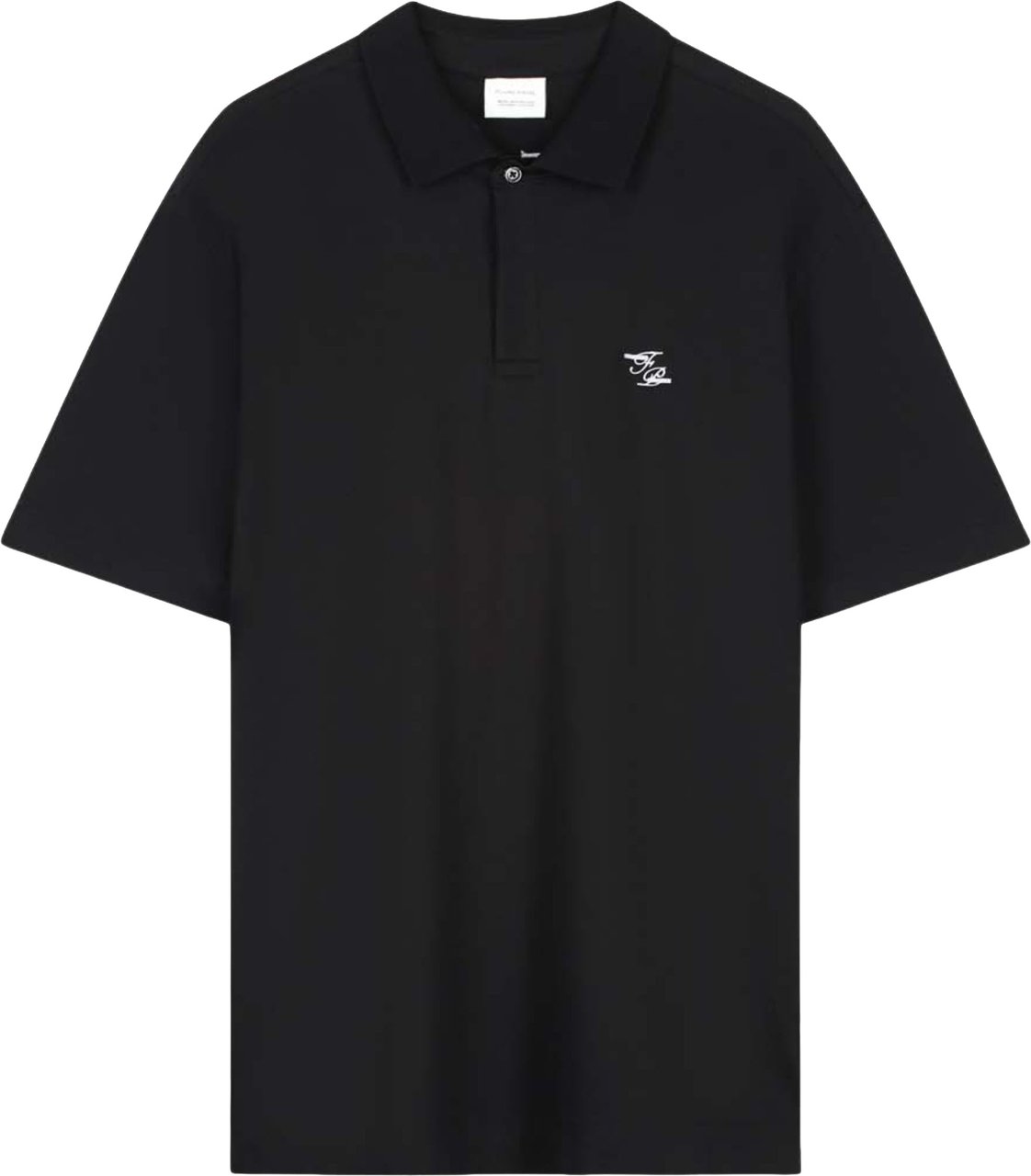 Filling Pieces 422638500365 Polos Zwart Jersey Zwart