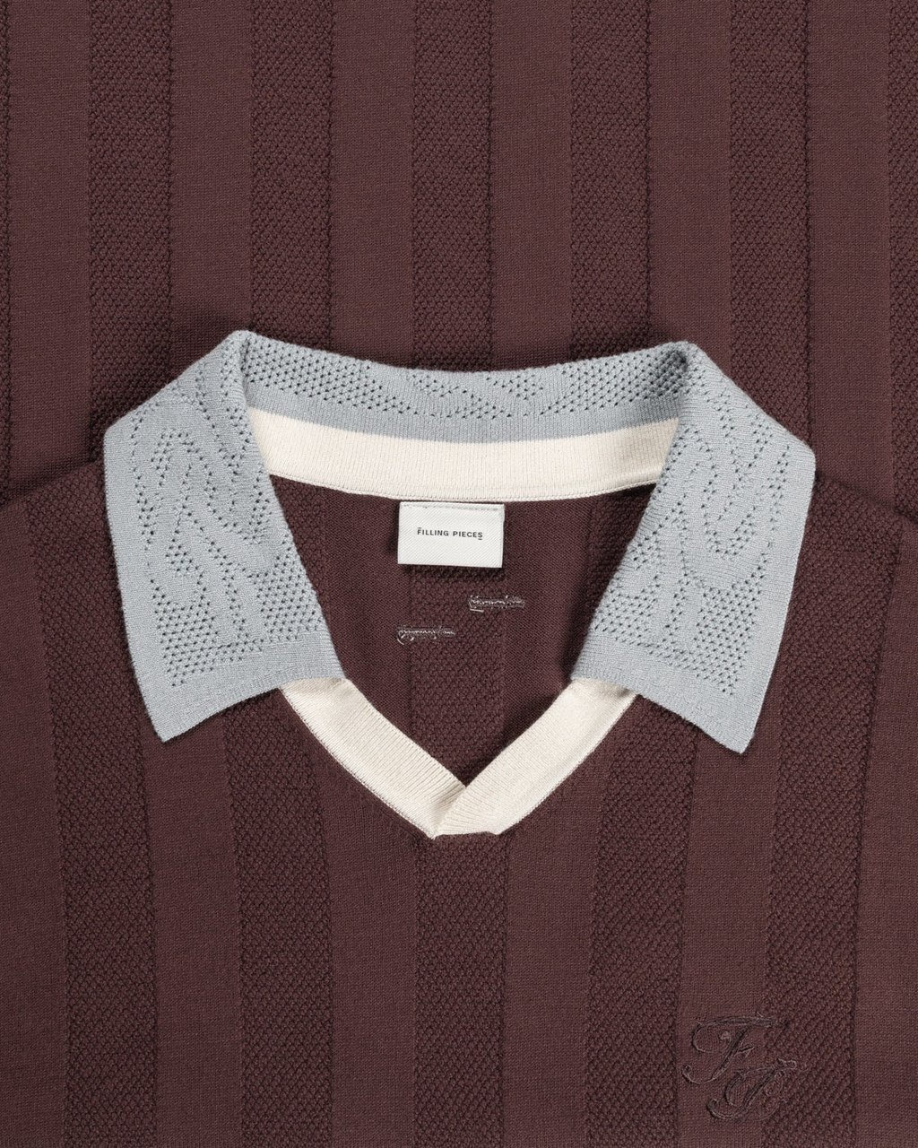 Filling Pieces Knit Football Jersey Bitter Chocolate Bruin