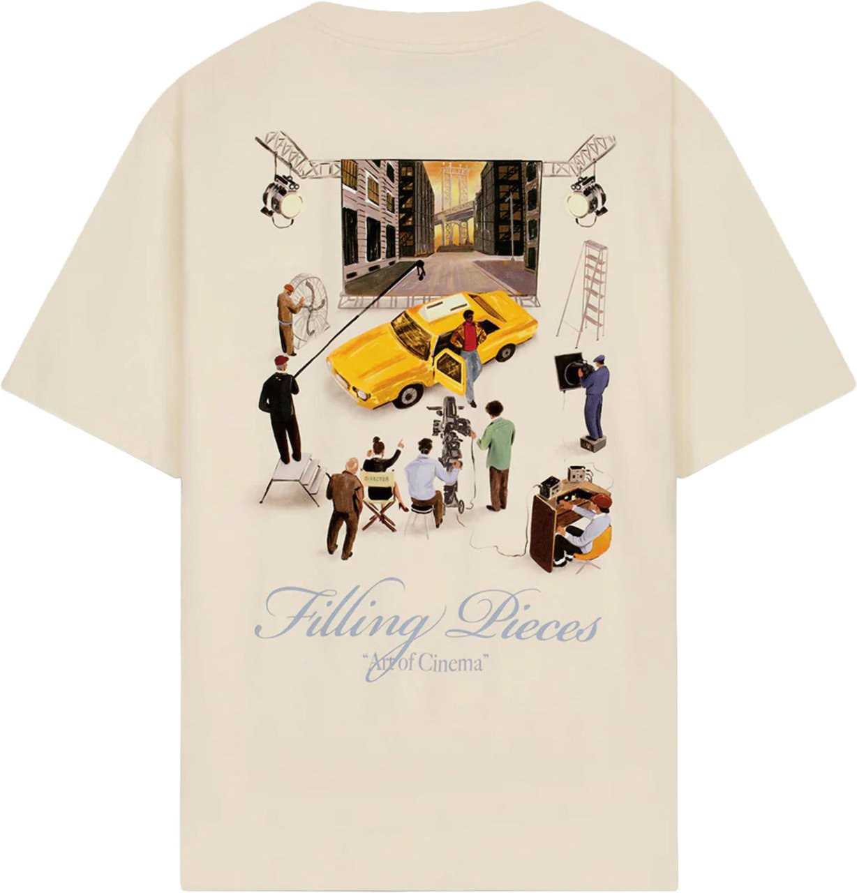 Filling Pieces 422631500360 Longsleeves Ecru Film Set Wit