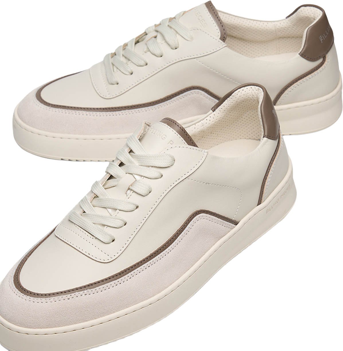 Filling Pieces Mondo Stack Nappa Off White Wit