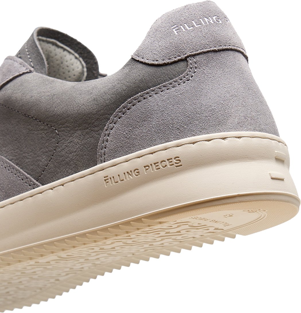 Filling Pieces Mondo Suede Grain Grey Grijs