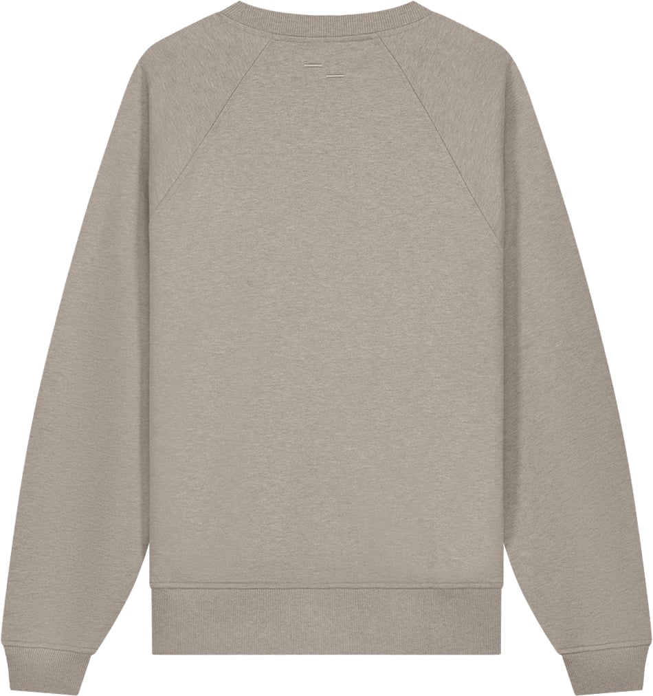 Filling Pieces 422630500397 Sweaters Beige Sweatshirt Embroidered Knot Melange Beige