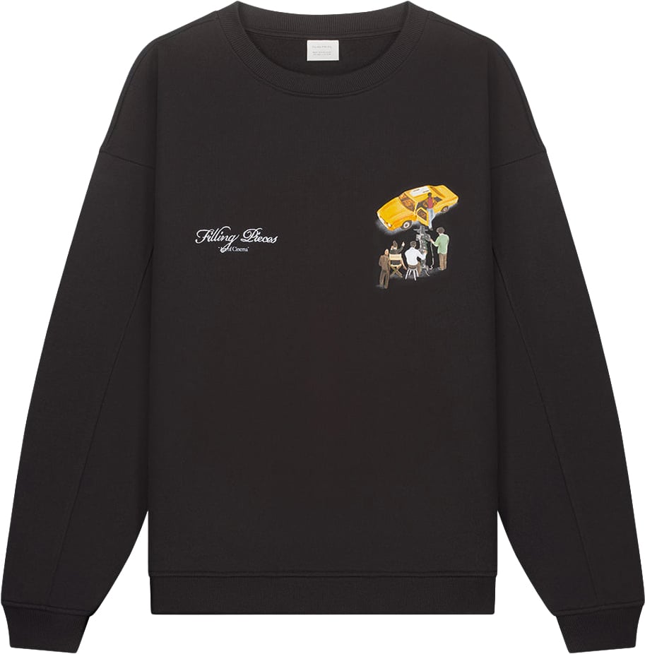 Filling Pieces Sweatshirt Film Set Black Zwart