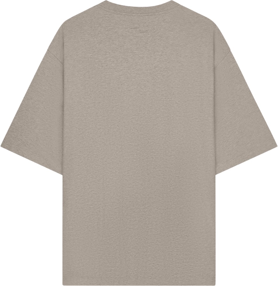 Filling Pieces T-Shirt Boxy Embroidered Melange Pure Divers