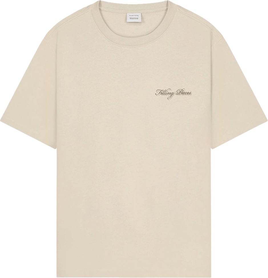 Filling Pieces T-Shirt Director Antique White Wit
