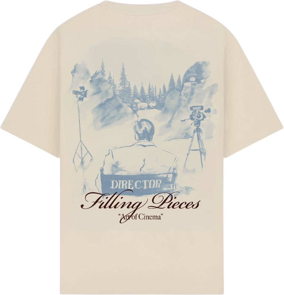 Filling Pieces T-Shirt Director Antique White Wit