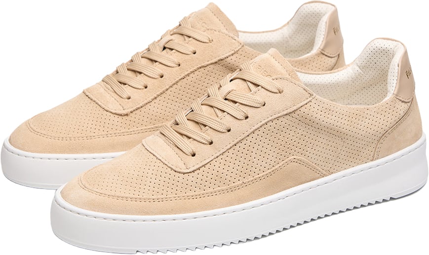 Filling Pieces Mondo Suede Perforated Sand Beige