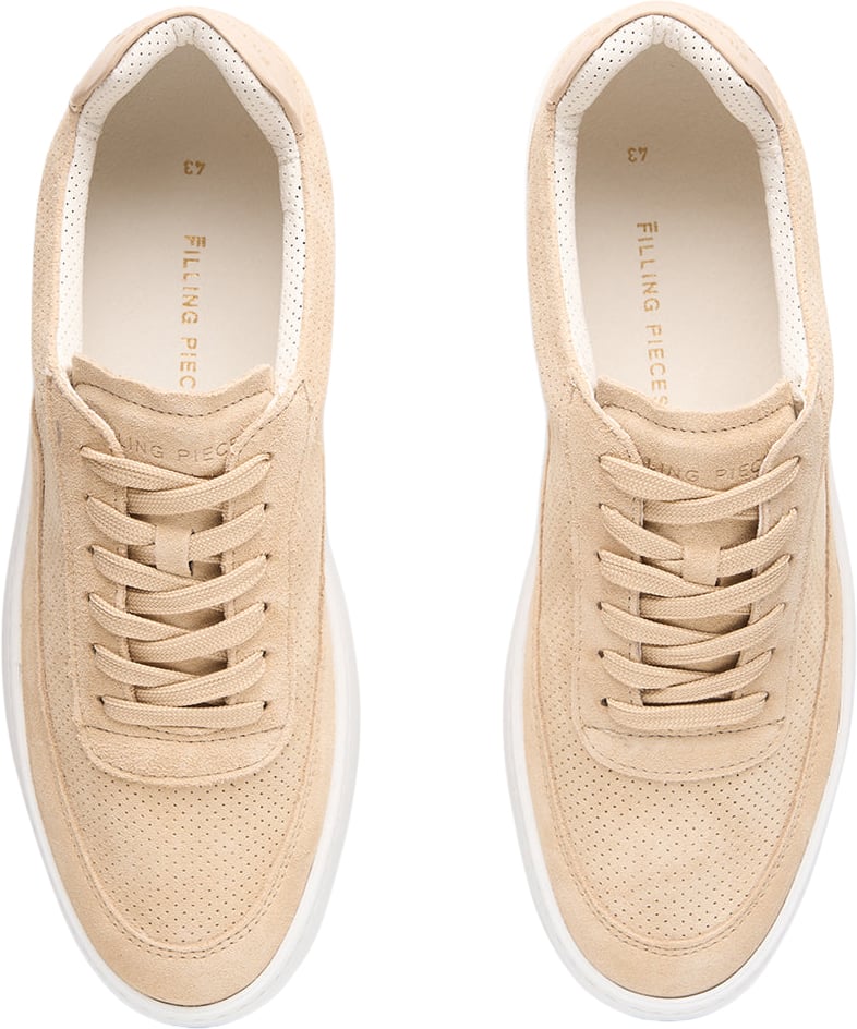 Filling Pieces Mondo Suede Perforated Sand Beige