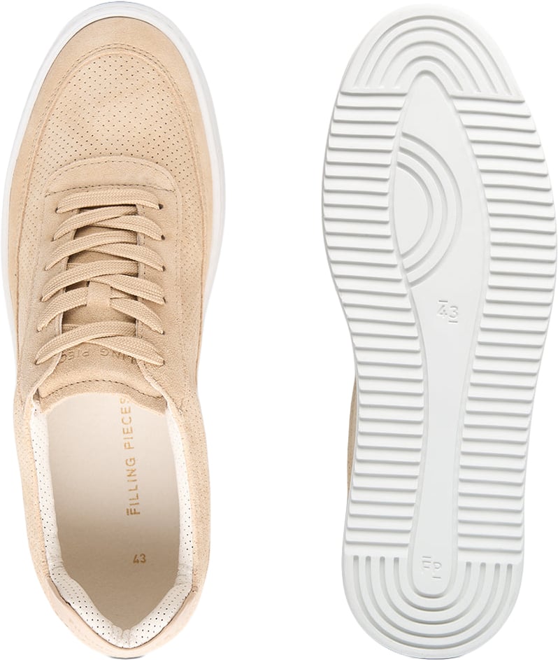 Filling Pieces Mondo Suede Perforated Sand Beige