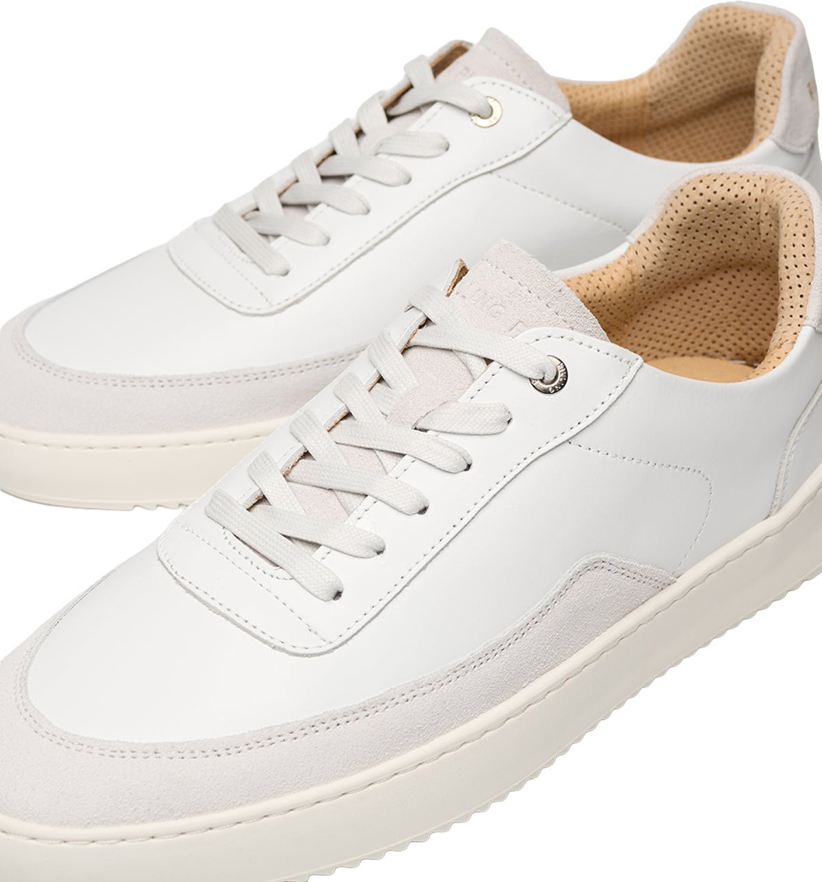 Filling Pieces Mondo Squash Suede White Wit