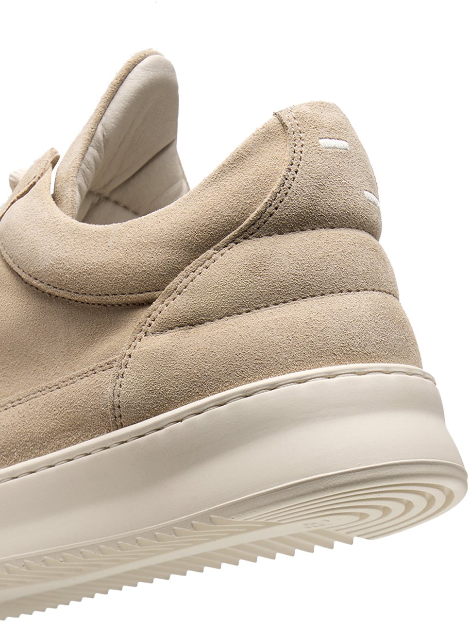 Filling Pieces Low Top Suede Organic Beige Beige