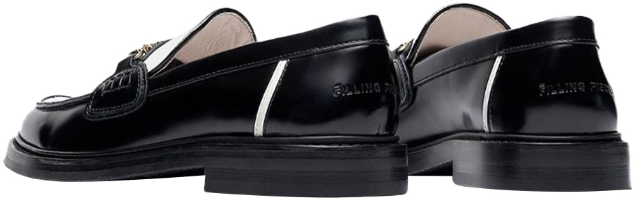 Filling Pieces Loafer Polido White / Black Zwart