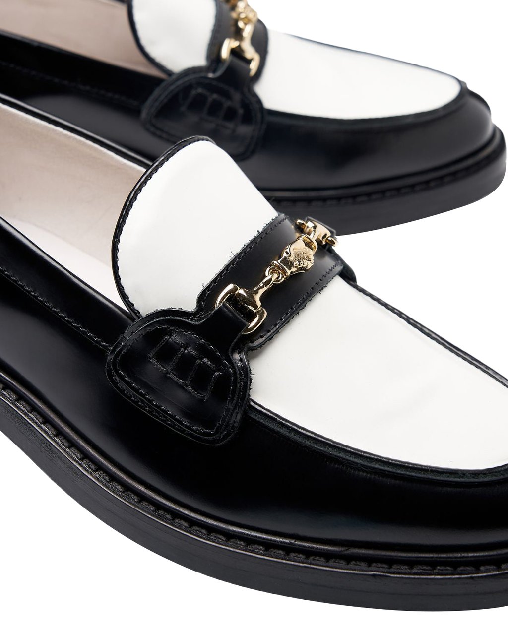 Filling Pieces Loafer Polido White / Black Zwart