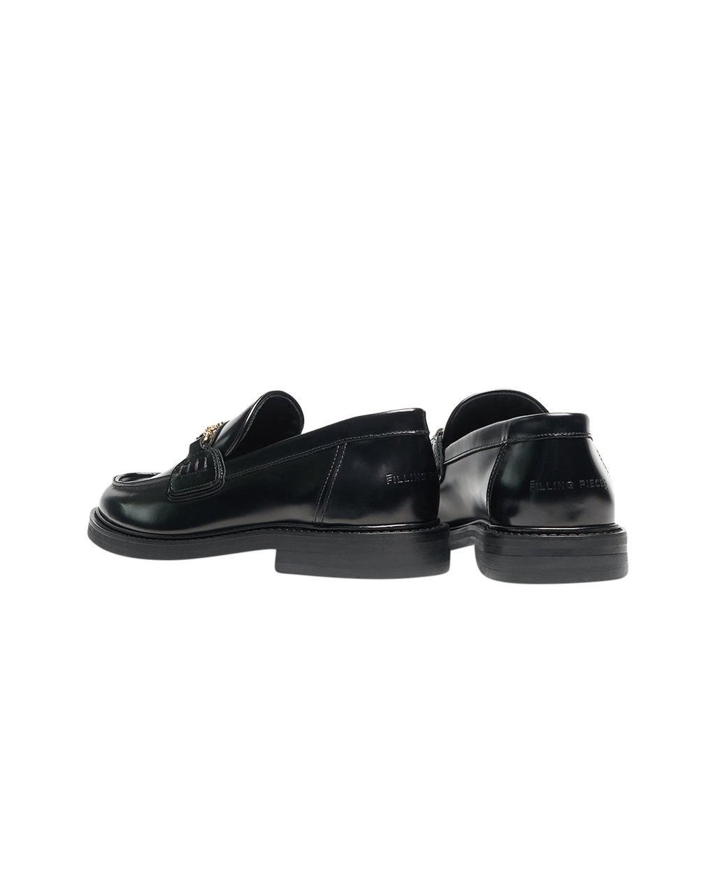 Filling Pieces Loafer Polido All Black Zwart