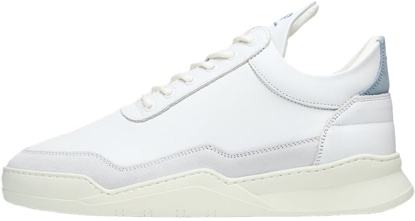 Filling Pieces Low Top Ghost White / Sky Blue Blauw