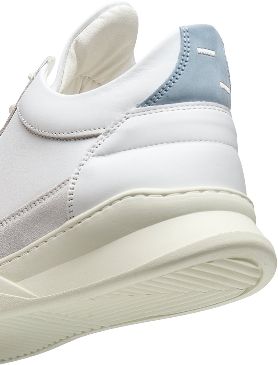 Filling Pieces Low Top Ghost White / Sky Blue Blauw
