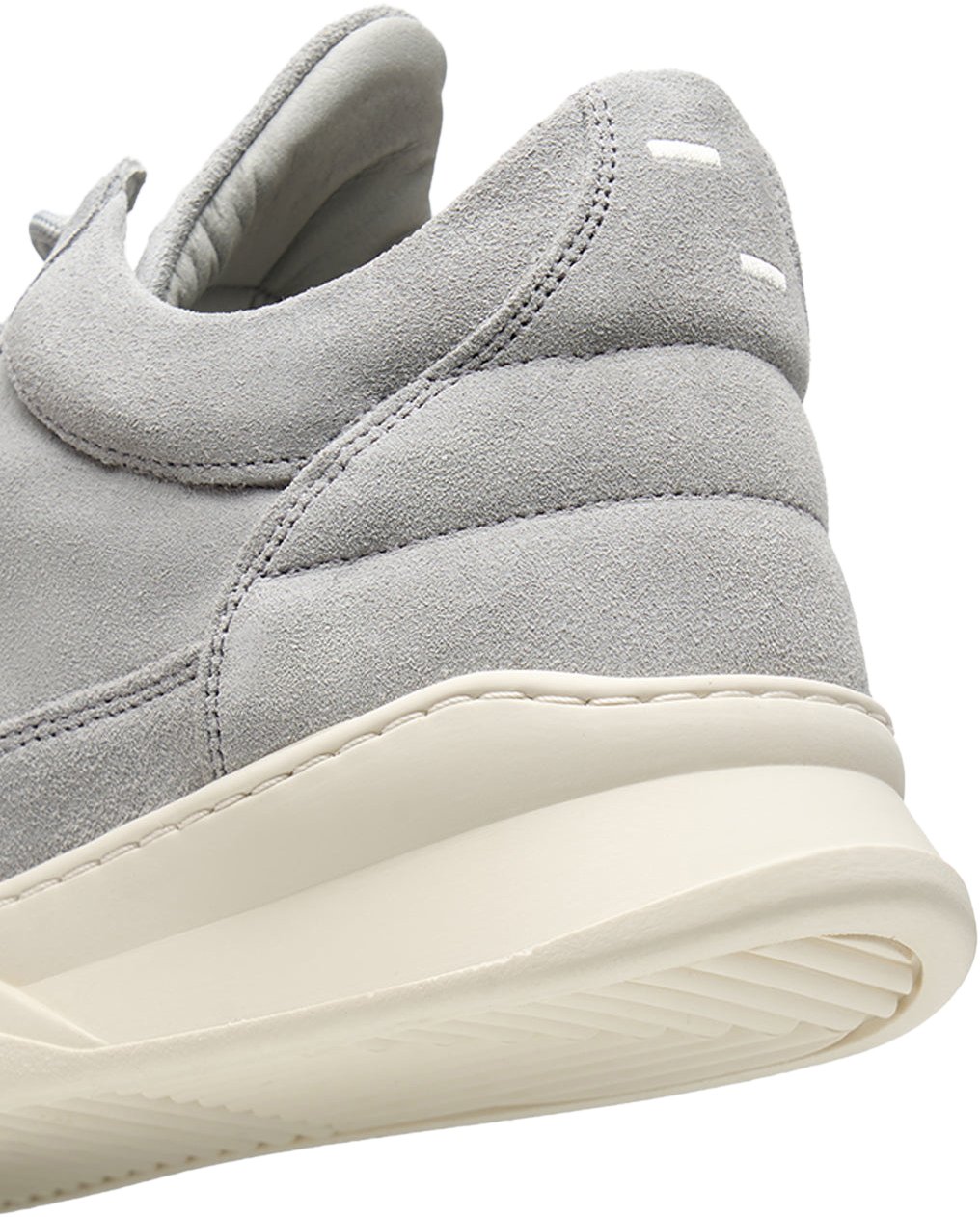 Filling Pieces Low Top Ghost Suede Light Grey Grijs