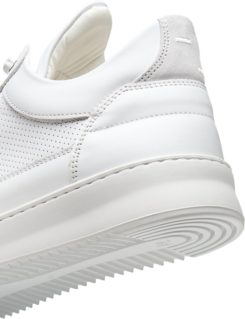 Filling Pieces Low Top Nappa Perforated White / Off White Wit
