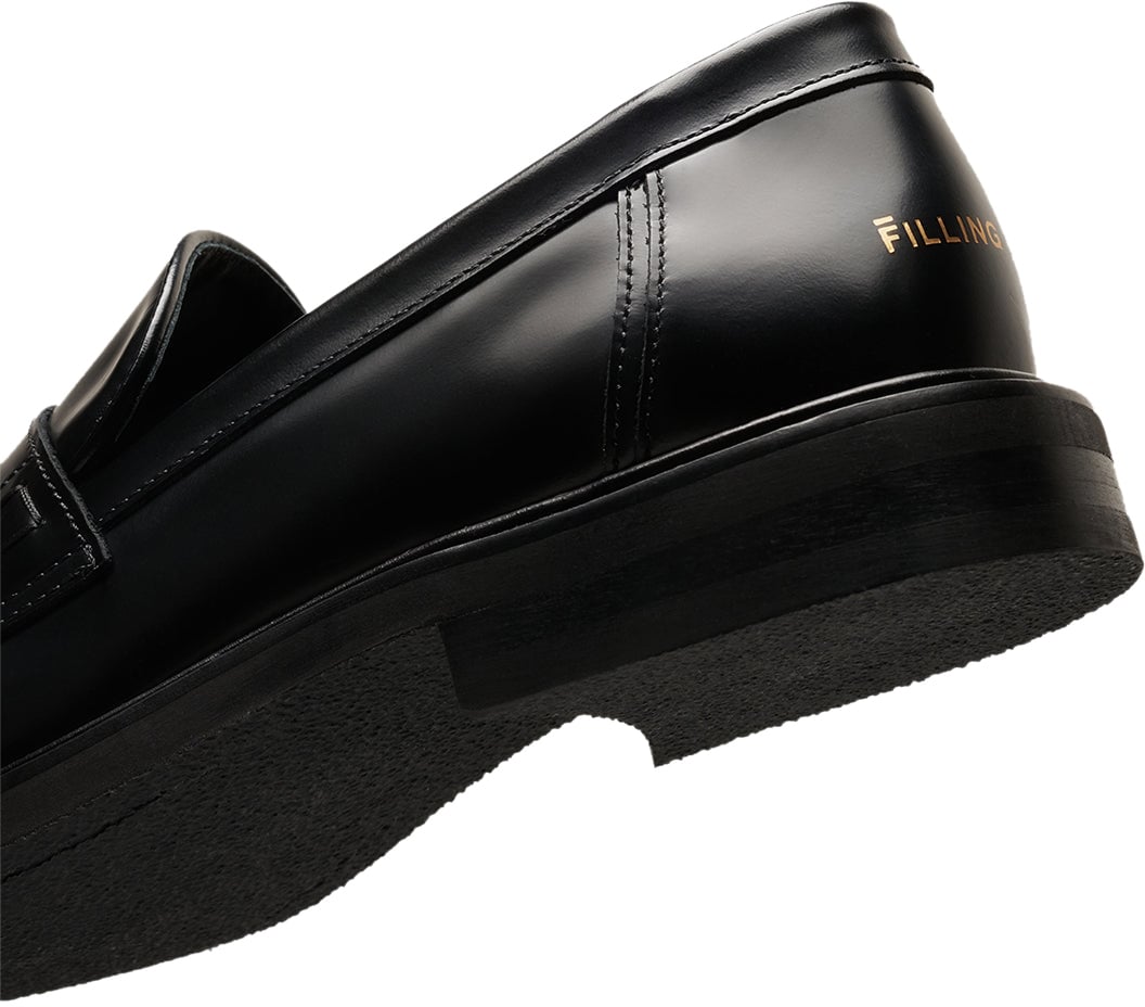 Filling Pieces Loafer Polido Minimum Black Zwart