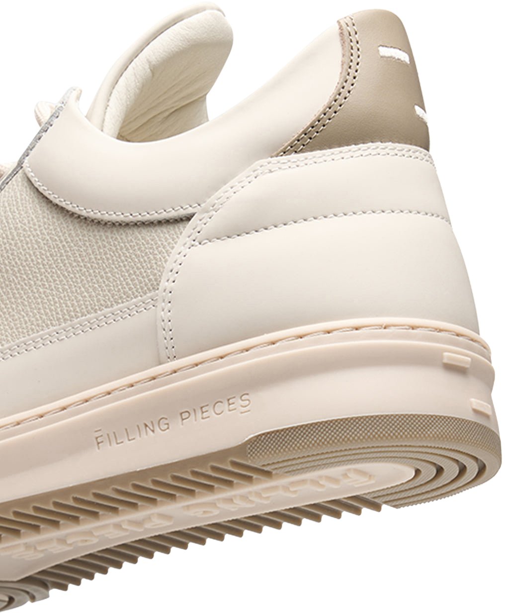 Filling Pieces Low Top Tech Crumbs Off White / Taupe Wit