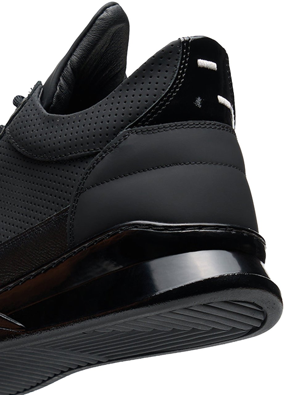 Filling Pieces Low Top Ghost Tech Black Zwart