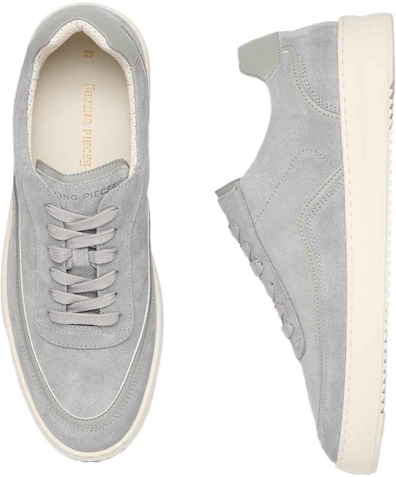 Filling Pieces Mondo Stack Suede Light Grey Grijs